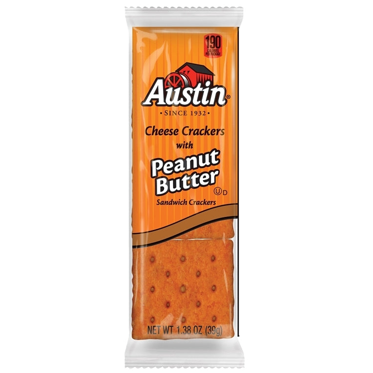 Crackers: Peanut Butter on Cheese Sandwich