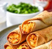 Warmer items: Chicken Flauta