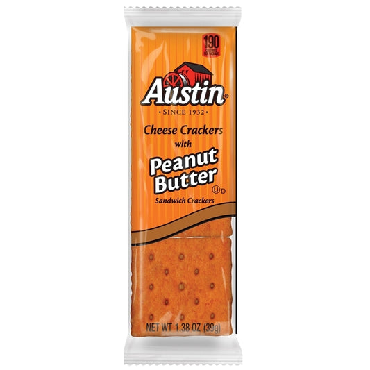 Crackers: Peanut Butter on Cheese Sandwich