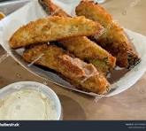 Warmer items: Fried Pickle Spears